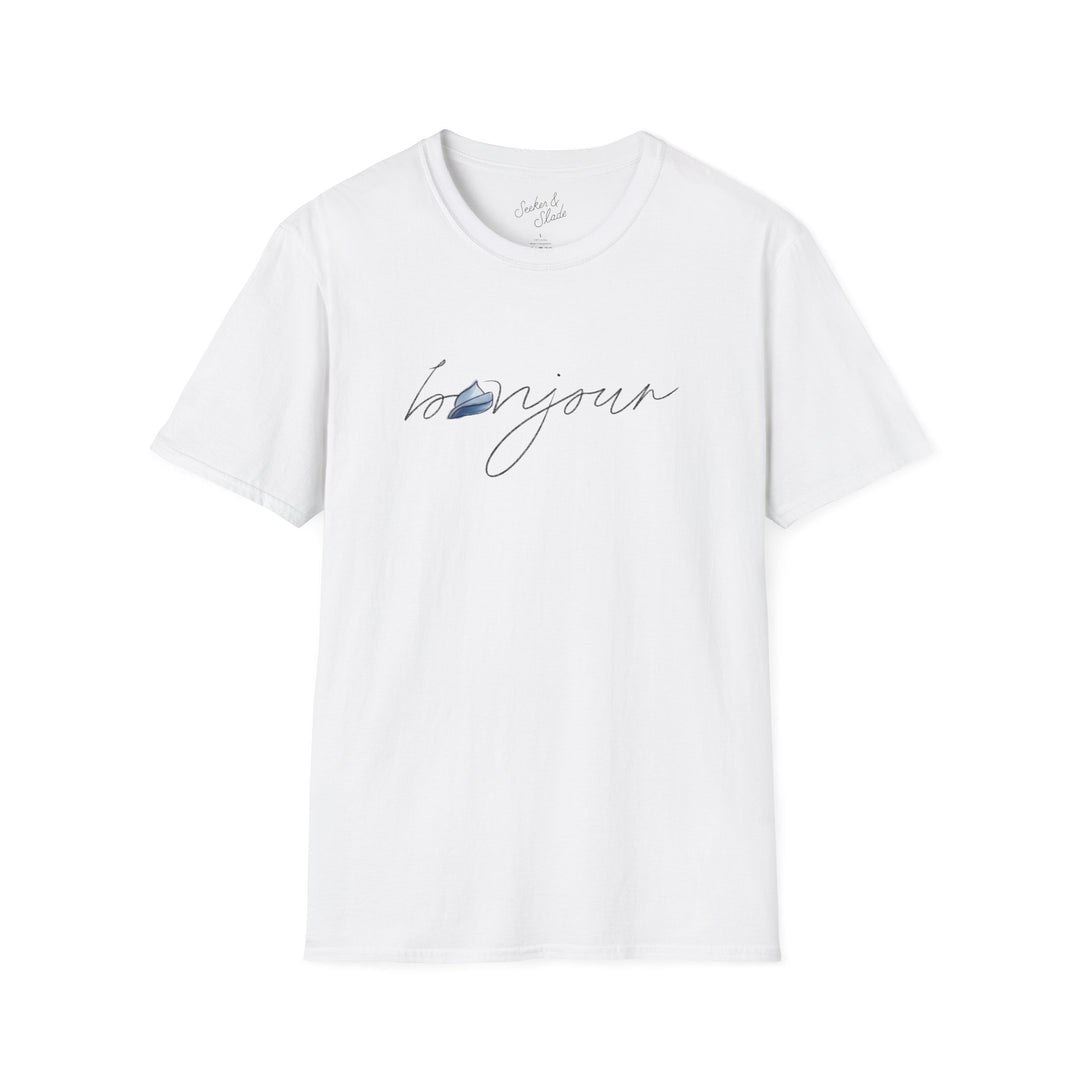 トップス Hello Bonjour! Beautiful T Shirts Amazon.com: Bonjour Hello Beautiful - Uplifting Positive